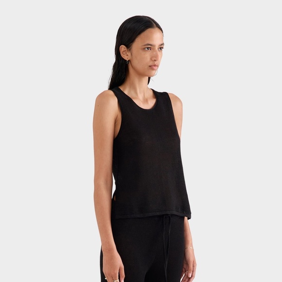 Venroy Linen Knitted Tank - Picture 4 of 6